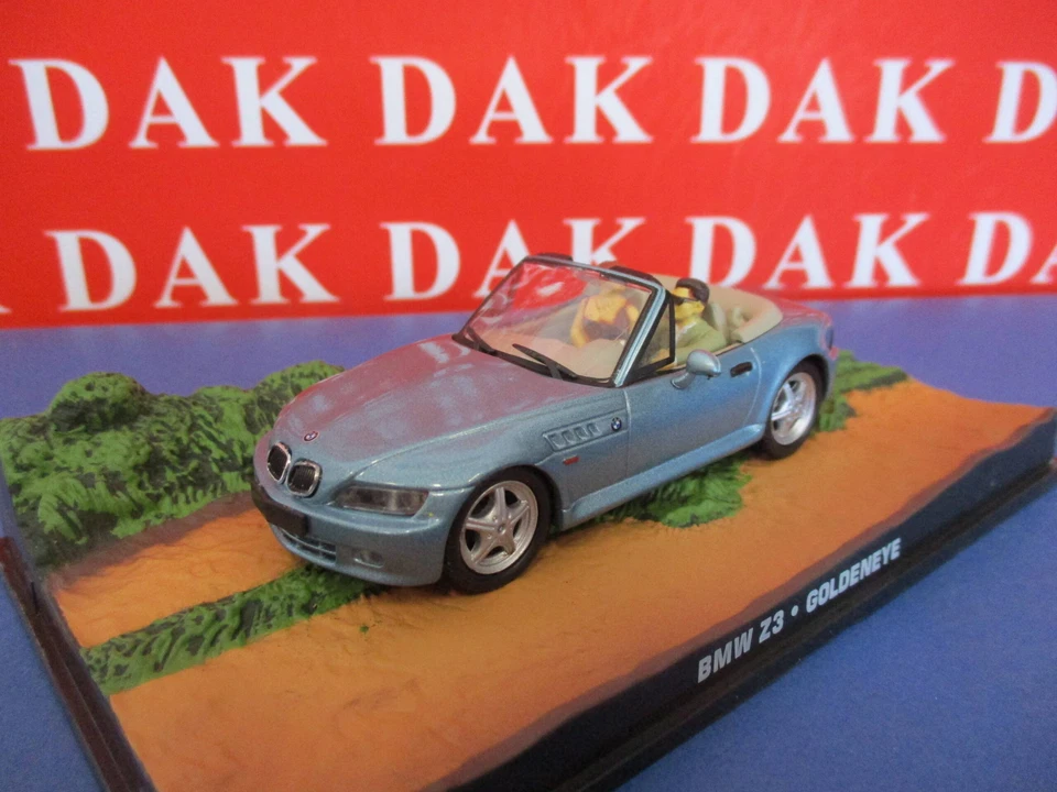 Die cast 1/43 Modellino Auto 007 James Bond BMW Z3 Spider - Goldeneye - Immagine 2 di 4
