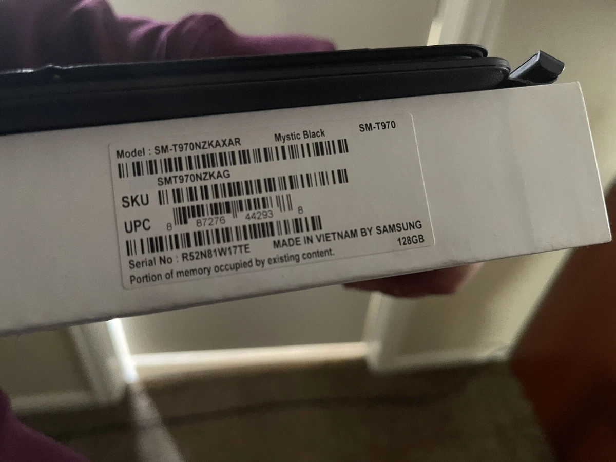 Samsung Galaxy Tab S7+ 128GB, Wi-Fi, 12.4 in - Mystic Black