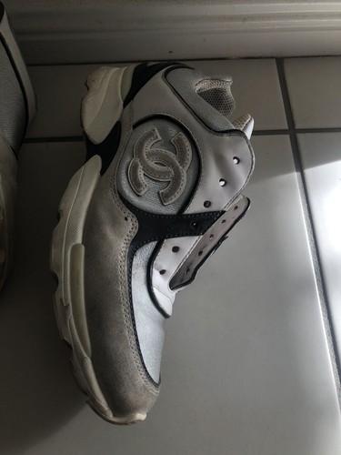 Chanel Sneaker Shoes G26582 model Preowned Size 36.5 US6 UK4 Authentic Chanel - Picture 2 of 10