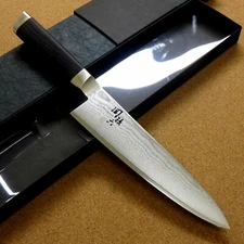 Japanese KAI SEKI MAGOROKU Kitchen Gyuto Chef Knife 180mm 7" Damascus SEKI JAPAN