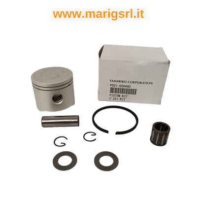 Kit Pistone E Cilindro Per Decespugliatore TL52 BG520 – Alesaggio 44 Mm – Placcato NIKASIL – Ricambio Non Originale