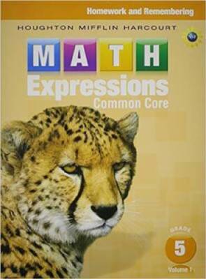 Math Expressions: Homework & Remembering, Volume 1 Grade 5 - Paperback - GOOD