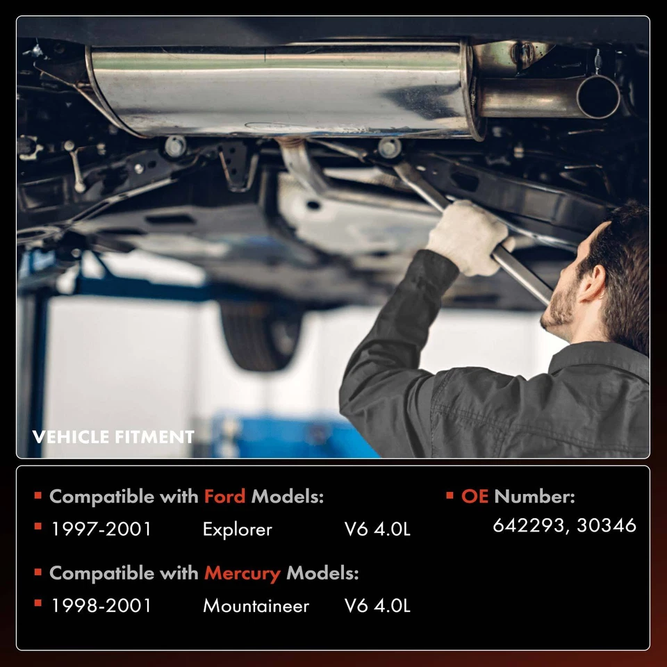 Nuevo convertidor catalítico derecho para Ford Explorer 1997-2001 Mercury Mountaineer Foto 2 de 4