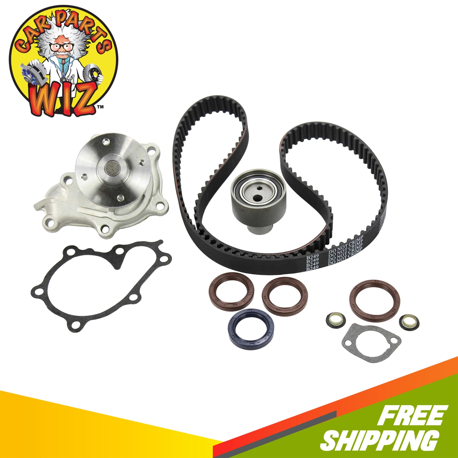 Timing Belt Water Pump Kit Valve Cover Gasket Fits 9495 Nissan 3.0L