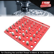 Nut and Bolt Thread Checker 28 Thread Identifier 14 Metric  14 Standard Size