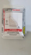 Hubbell TayMac MM110W 1-Gang Rectangle Plastic Weatherproof Electrical Box Cover