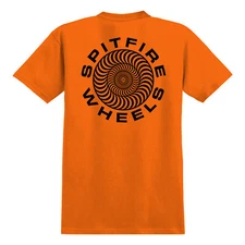Spitfire Skateboard Wheels Shirt Classic 87 Swirl Orange/Black
