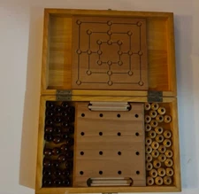 Vintage German 3D Game “Muhle” All In German-Great Shape And Unique Game!