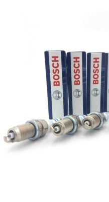 3x BOSCH FR7HC Zündkerzen 0242236565 für VW FOX 5Z 05-12 POLO 6R 6C 09-14 9N