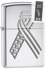 Zippo 28367 flag unity ribbon Lighter + FLINT PACK