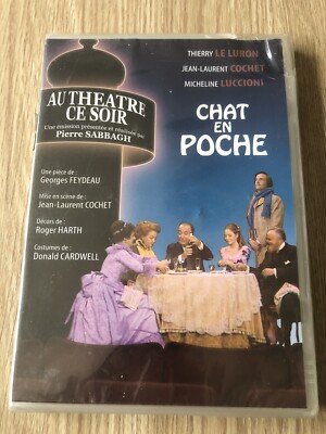KATZE IN TASCHE THEATER THIERRY LE LURON GEORGES FEYDEAU DVD NEU BLISTER SELTEN