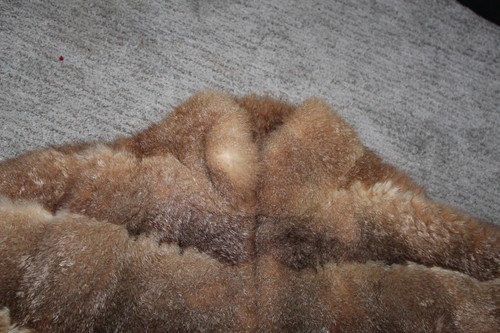 SPLENDIDA GIACCA CORTA ELEGANTE MANICA DOLMAN VERA PELLICCIA MARRONE TAGLIA L USATA IN OTTIME CONDIZIONI - Foto 5 di 6
