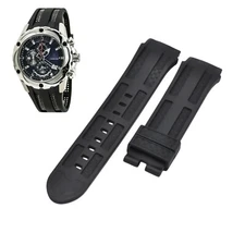22mm Black Rubber Strap For Festina Chrono Bike F16526-4