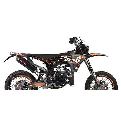 Deko Grafik Set Stage6 orange MOTARD 50 XE PERFORMANCE 1999-2010