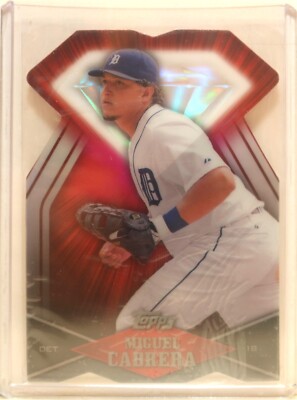 2011 TOPPS DIAMOND DIE CUT DDC-10 MIGUEL CABRERA WITH PROTECTOR COATING