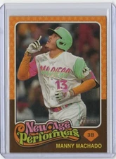 2024 Topps Heritage Manny Machado New Age Performers #NAP-13 - San Diego Padres