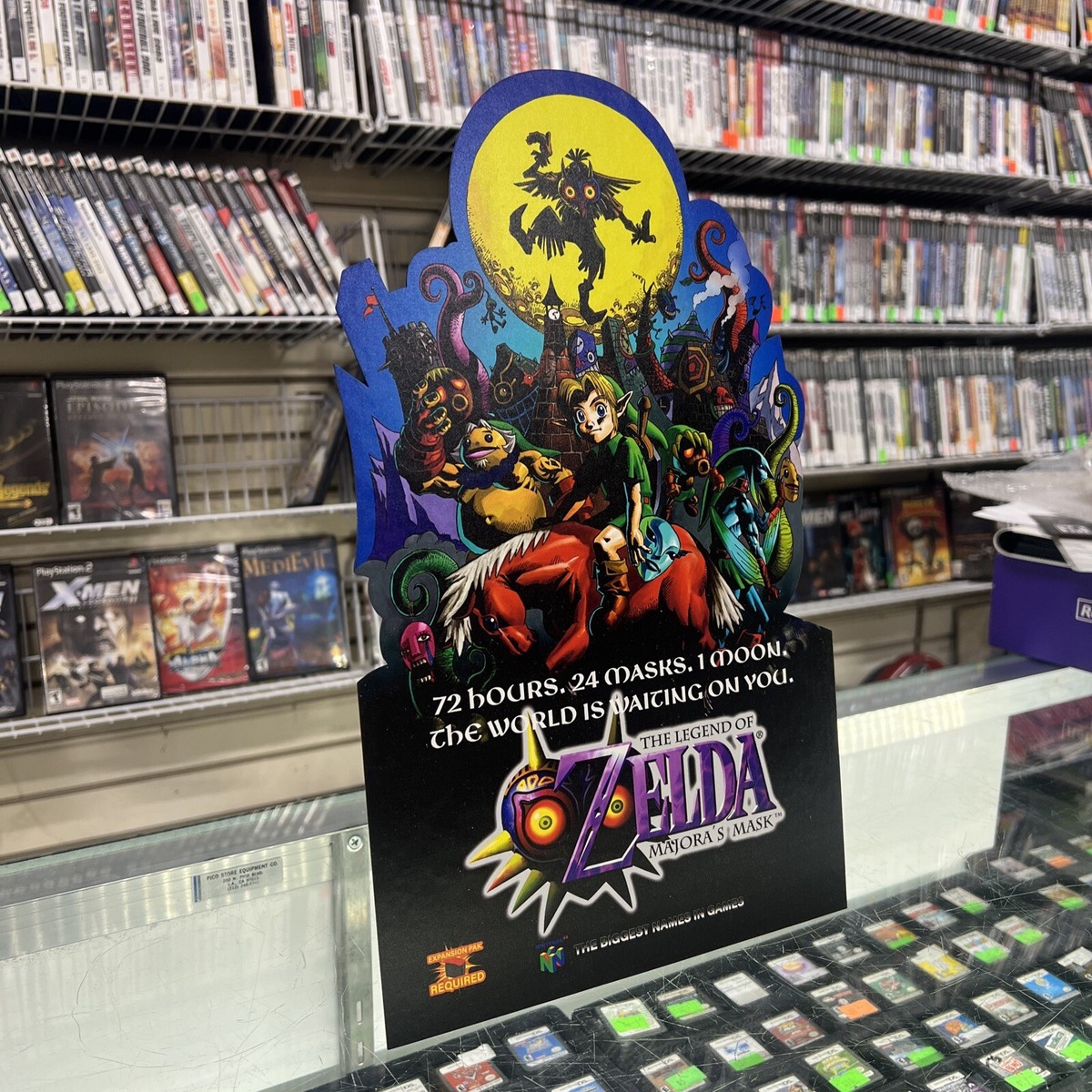 The Legend of Zelda: Majora's Mask For Nintendo 64 Standee | eBay