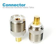 Walkie Talkie Car Antenna RF Coaxial Connector Adapter for Motorola GP328 GP300
