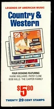 Scott BK210 29¢ Country & Western Booklet MNH Free shipping in USA!