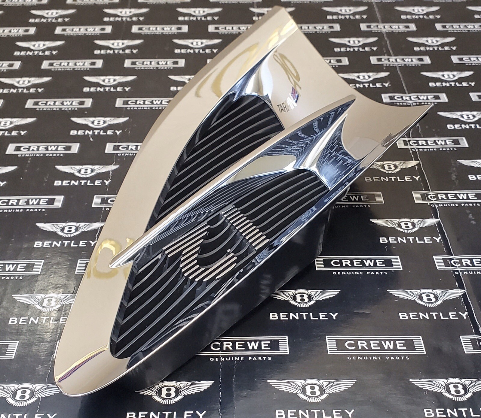 Bentley Continental GTC W12 Fender Chrome Side Grill Wing Vent. #Q1