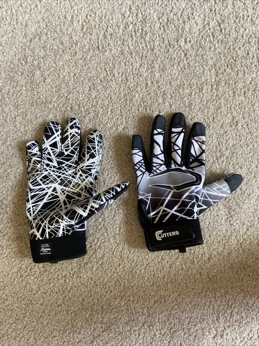Cutters Youth Large Football Gloves Pre Owned Used eBay