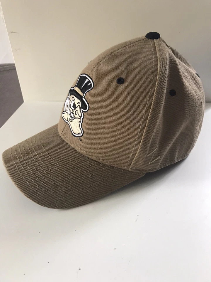 WAKE FOREST DEMON DEACONS VINTAGE FITTED 7 5/8” CATAN ZEPHYR HAT CAP - Image 2 of 4