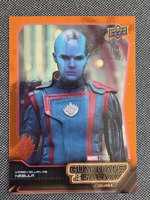2024 UD Guardians of the Galaxy Vol 3 Nebula Orange E-2 Ensemble Blue