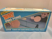 Vintage Parker Brothers Model # 0304 Official NERF Ping Pong Table Game 1987
