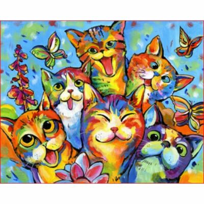 Lovely Animals DIY Painting By Numbers Kit Acrylic Handpainted Oil Art Wall Pics Lovely Animals DIY Painting By Numbers Kit Acrylic Handpainted Oil Art Wall Pics