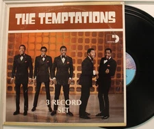 The Temptations 3 - Disc Lp 3 Record Set On Sessions - Vg++/ Vg+