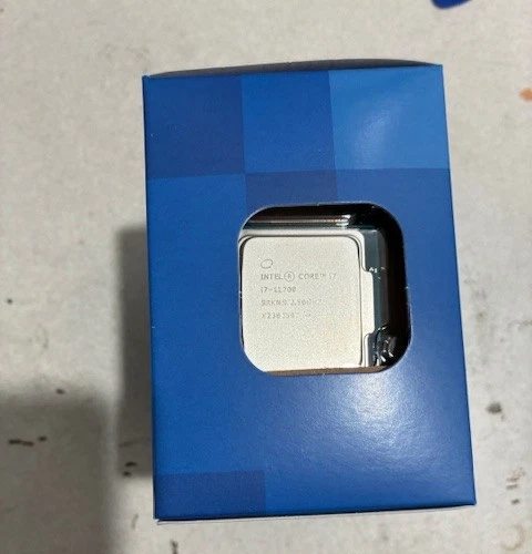 Intel Core i7-11700 Processor (4.9 GHz, 8 Cores, Socket FCLGA1200) Box  -... - Image 3 of 4