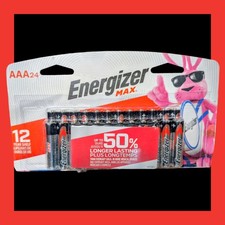1 Package of ENERGIZER MAX 24 AAA Batteries BRAND NEW Expiration Date 12 / 2036