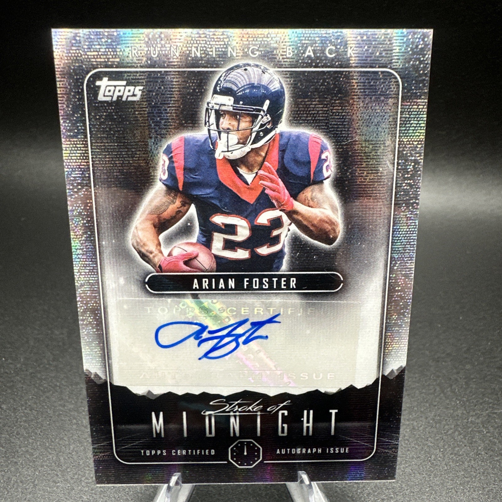 2024 Topps Midnight - Stroke of Midnight Autographs Arian Foster #SMA-AF (AU)