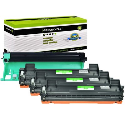 3 TN1000 Toner & 1 DR1000 Drum Fits for Brother DCP-1510 DCP-1510R HL-1112 1112R