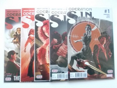 Operation S.I.N. Heft 1 2 3 4 5 komplett US Marvel 2015 Zustand 1