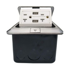 Pop Up Countertop Floor Outlet Electrical USB Sockets Waterproof Kitchen Pop ...