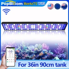 PopBloom Marine Aquarium LED Lighting 36 Reef Coral SPS LPS Fish Tank Light