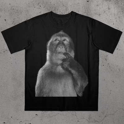 Funny Monkey Shirt, Stupid Meme Tshirt, Dank Memes Tee, 90s Vintage Bootleg, Odd