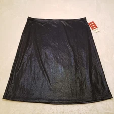 VTG Esprit Skirt Black Glitter Large New with Tags