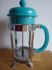 Bodum  Teal Jade French Press cafetiere.  Excellent condition !!