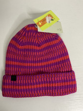 All In Motion Girls Fleece Lined Cuffed Winter Hat Pink One Size