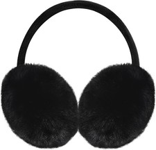 Ear Muffs Winter Women Girls Adjustable Faux Fur Ear Warmers Comfy Cute Fuzzy Ea