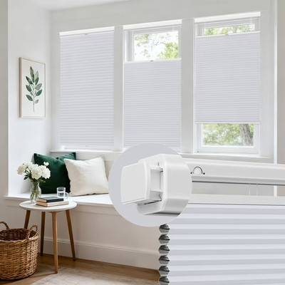 No Drill No Tools Top Down Bottom Up Cellular Shades-EASY INSTALL-NEW IN BOX