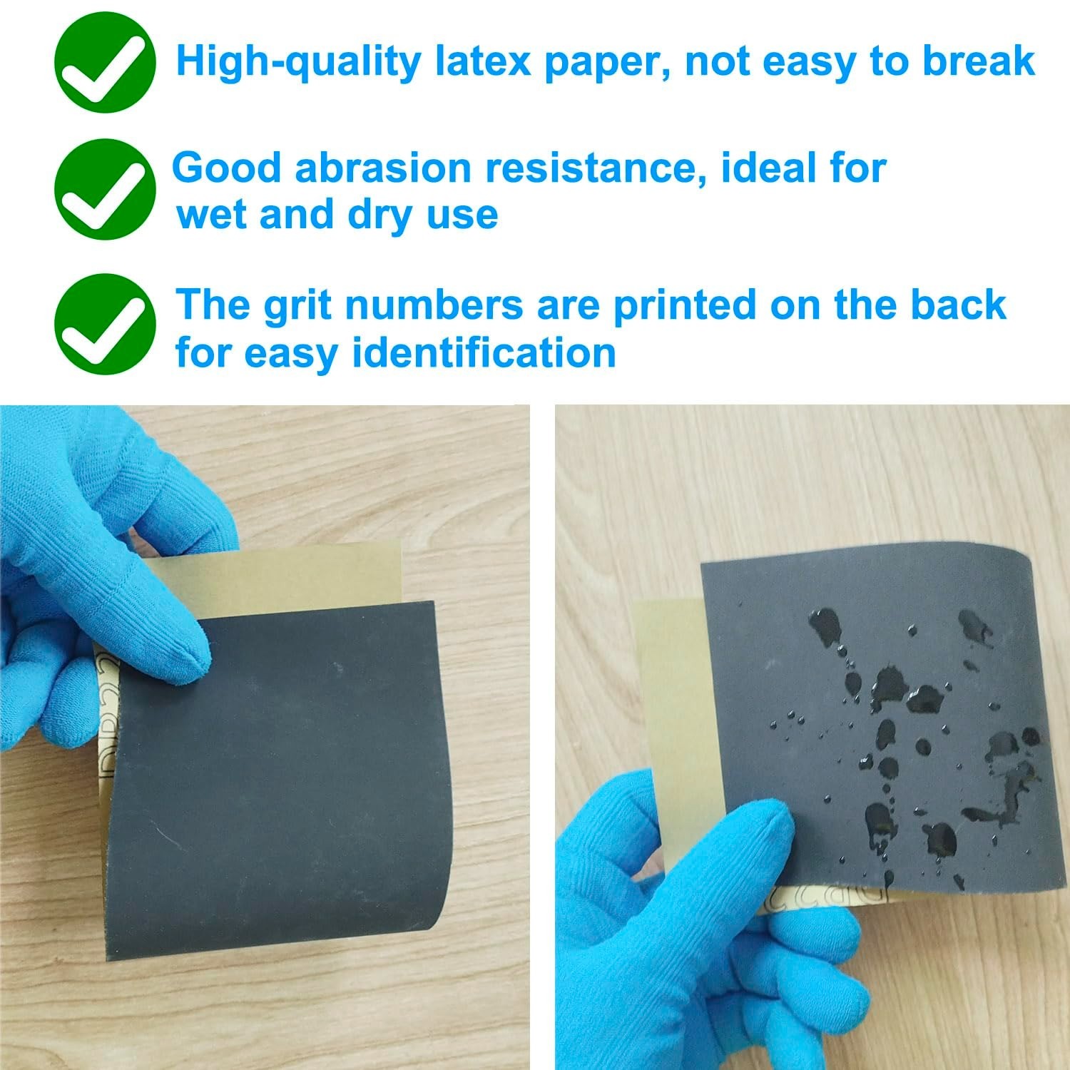 20PCS Sandpaper Variety Pack for Precision Wood & Metal Sanding - 9x3.6 Inch