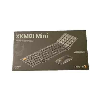 ProtoArc XKM01 Mini Foldable Bluetooth Keyboard Mouse Combo Open Box