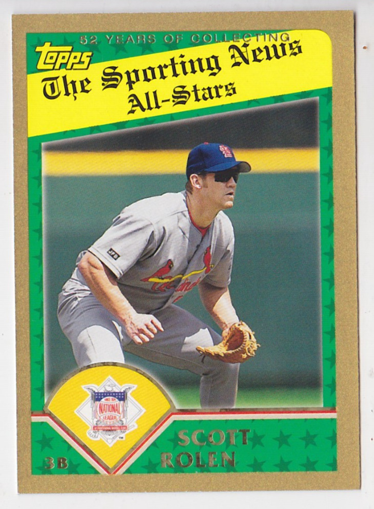 2003 Topps Gold #712 Scott Rolen St. Louis Cardinals 670/2003