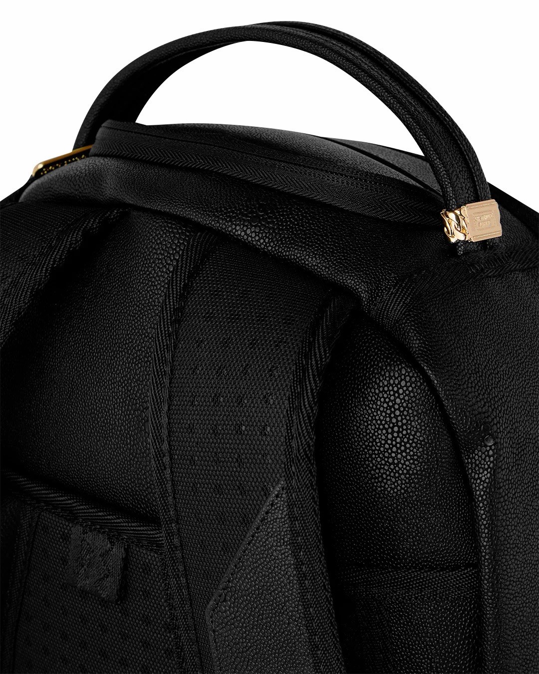 SPRAYGROUND LIMITED EDITION BACKPACK THAT GOLD DRIP METALLIC BLACK NEW 2026 FANG image 8