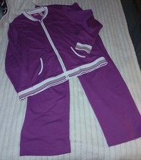 Pappagallo Vintage 80's Track Suit Fuschia M/S EVC Retro Hipster
