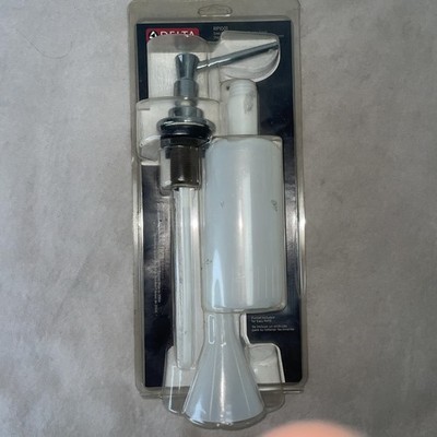 Delta Liquid Soap / Laundry Dispenser Chrome Finish Replacement Sink Parts