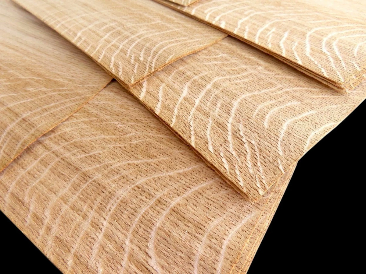 32 hojas ESPEJO ROBLE EURO chapa chapa de madera auténtica construcción de muebles diapasón DIY